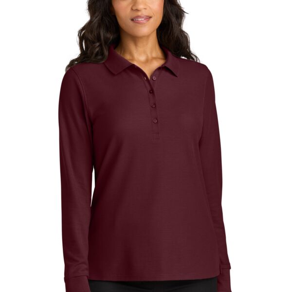 Women's Wearever Signature Pique Long Sleeve Polo Thumbnail