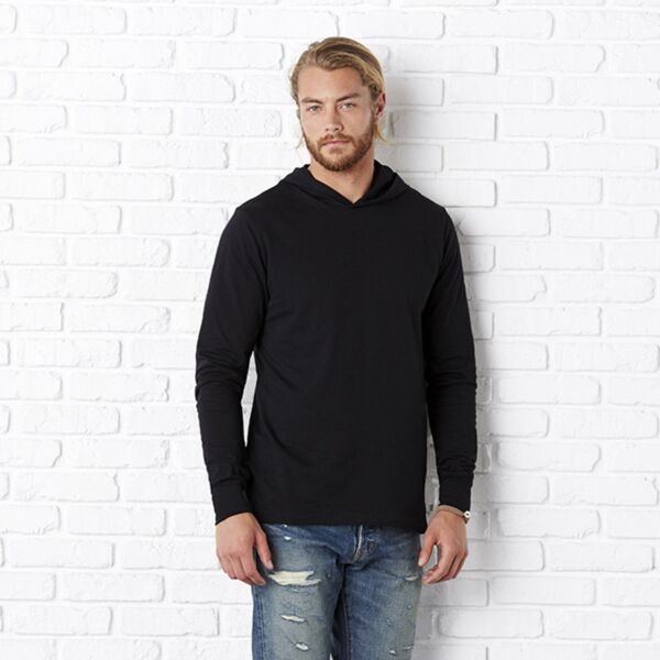 Unisex Jersey long sleeve hoodie Thumbnail