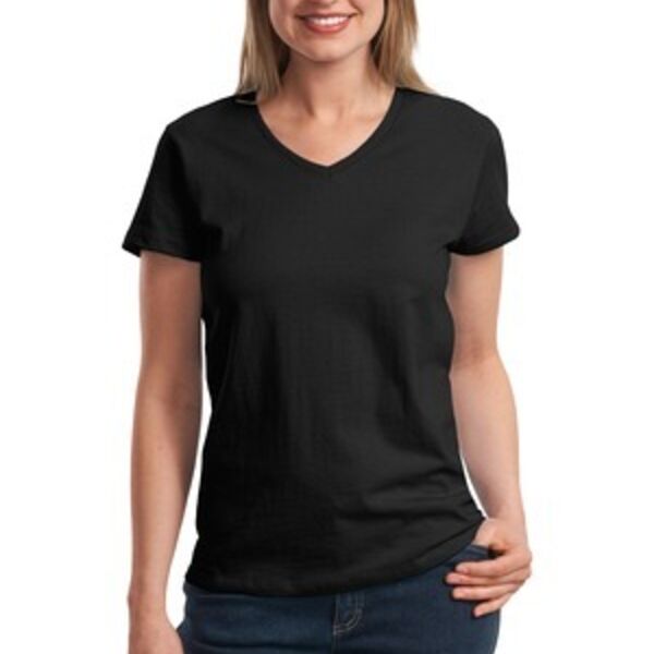 LAT Ladies V Neck T-Shirt Thumbnail