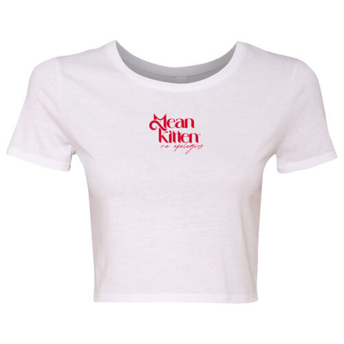 Mean Kitten (Red) Cropped T Thumbnail